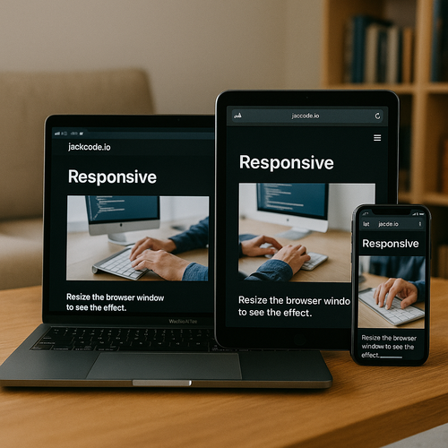 Support across all devices: responsive, mobile app