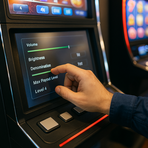 機械をセットアップし、レベルを支払います