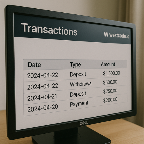 Financial transactions