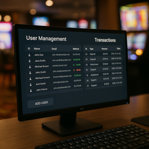Gestione di utenti e transazioni in casinò online