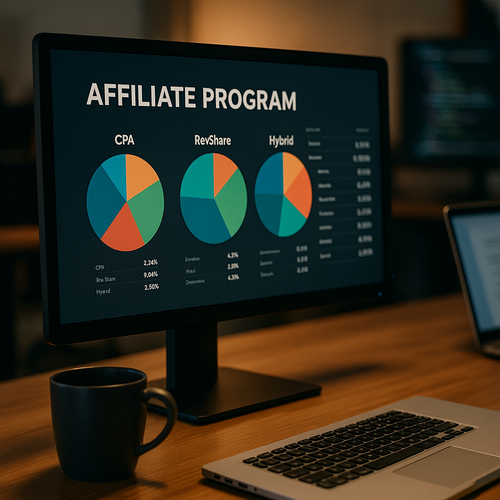 在線賭場合作夥伴計劃:CPA, RevShare, Hybrid